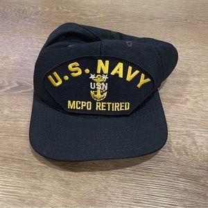 US Navy MCPI retired hat black one size